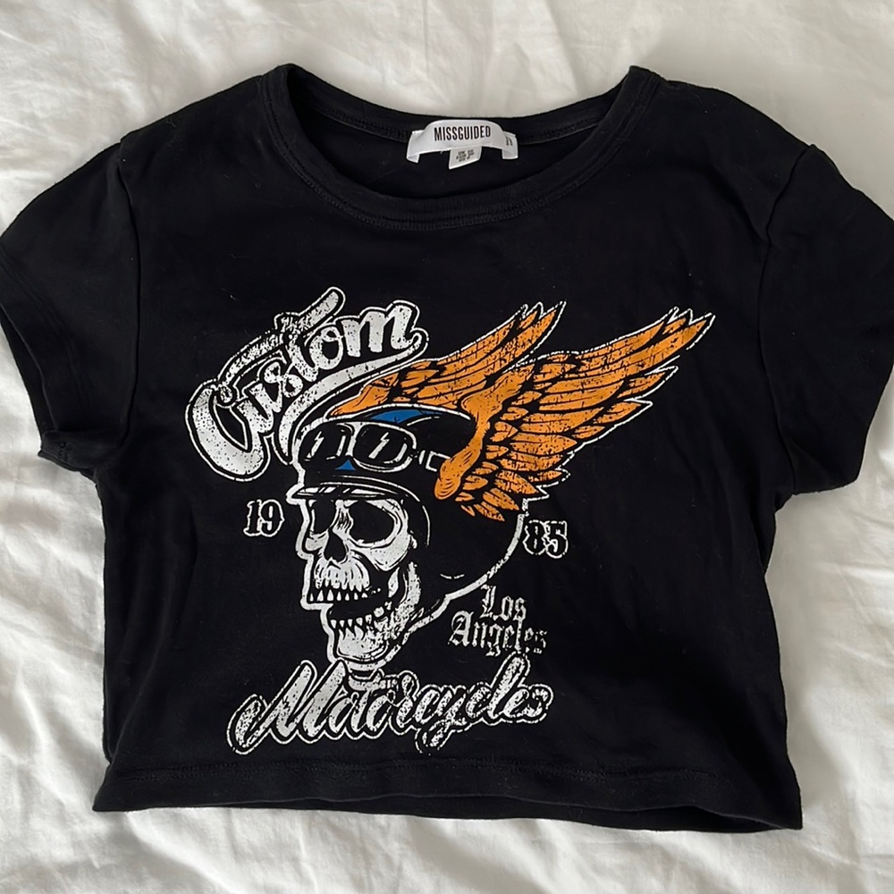Graphic Crop Top